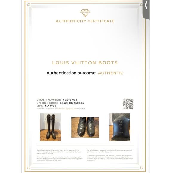 Louis Vuitton Women's Rich Brown Leather Long Boots Size 36 – Authentic - Picture 15 of 16